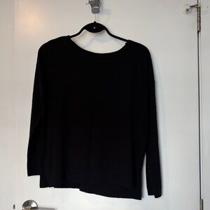 lululemon athletica Black Long-Sleeve Knit Top